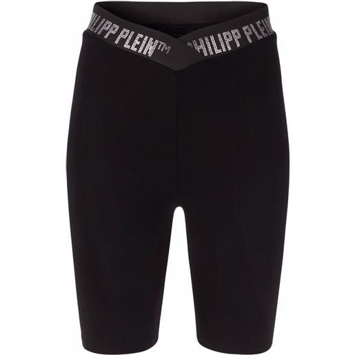 Philipp Plein shorts a vita alta stones - nero