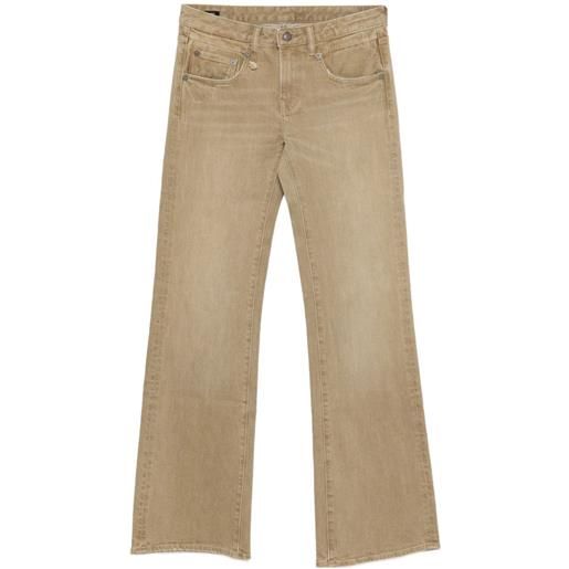 R13 jeans boy svasati con cinque tasche - verde