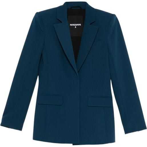 Patrizia Pepe blazer monopetto slim - blu