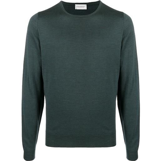 John Smedley maglione a girocollo - verde