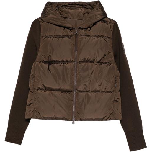 Canada Goose piumino hy. Bridge con cappuccio - marrone