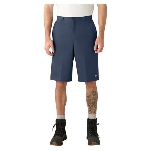 Dickies multi-pocket work, pantaloncini uomo, blu (navy), taglia unica (taglia produttore: 42)