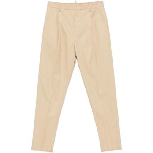 DSQUARED2 pantaloni sartoriali con pieghe - toni neutri