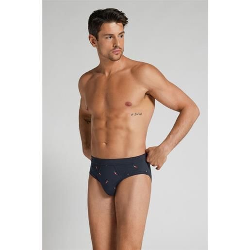 Intimissimi slip cotone superior stampa peperoncino blu