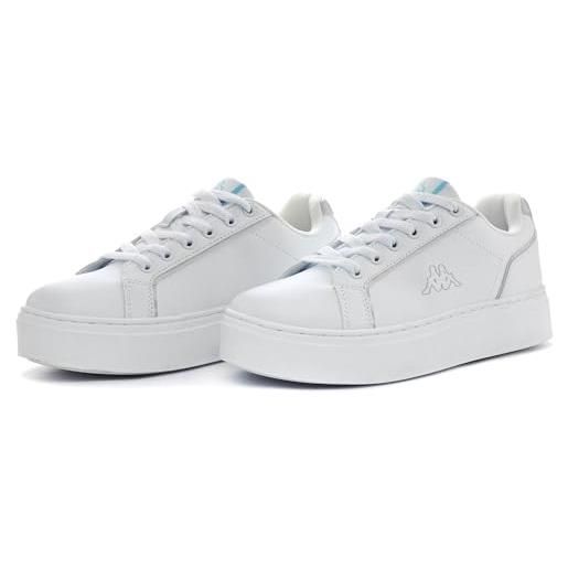 Supremo Kappa 95k0312001, Scarpe Da Ginnastica Donna Rosa/Bianco, 39 EU, Sneaker Comode E Alla Moda Per Look Sportivo-Chic - 5