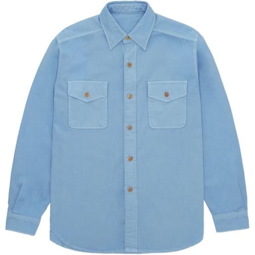 Fortela giacca-camicia cpo - blu