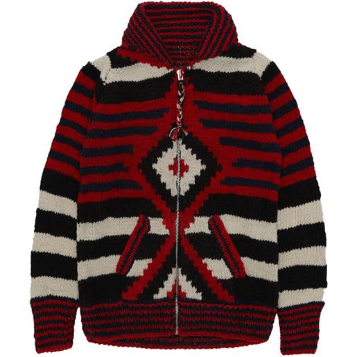 Fortela cardigan chamula - rosso