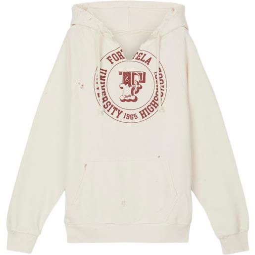 Fortela top holly con stampa - toni neutri