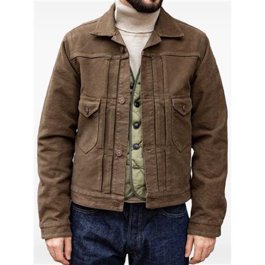 Fortela giacca ncyclet moleskin - marrone