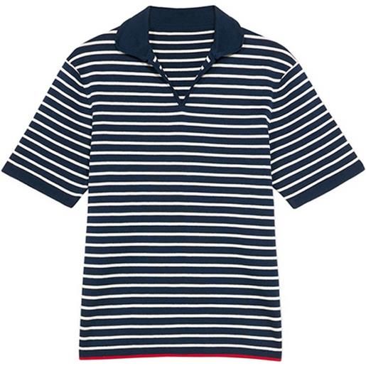 Fortela polo andyb a righe - blu