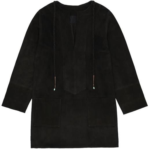 Fortela abito corto con tasche applicate - nero