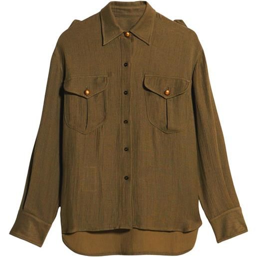 Fortela camicia luke con tasche - verde