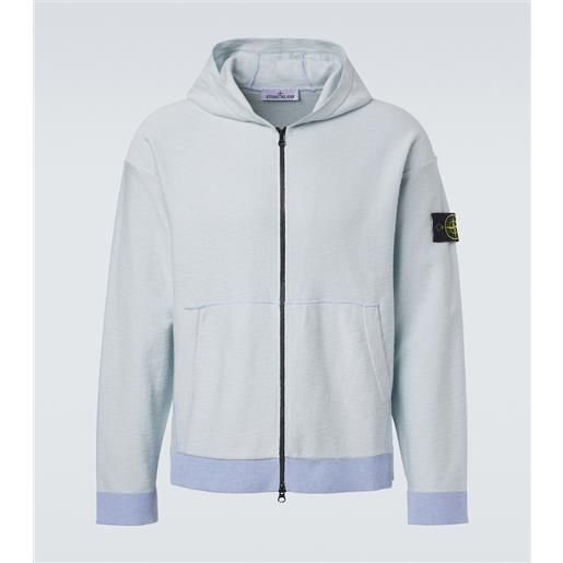 Stone Island felpa compass in misto cotone