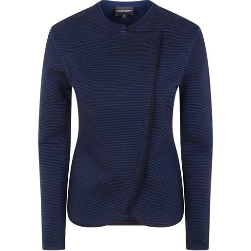 Emporio Armani giacca a righe - blu