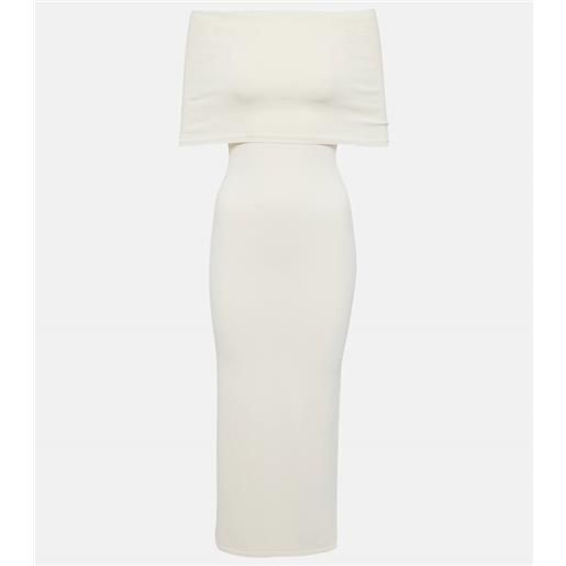 Wardrobe.NYC abito midi in maglia a coste