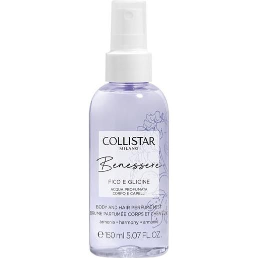 Collistar benessere fico e glicine acqua profumata unisex 150ml
