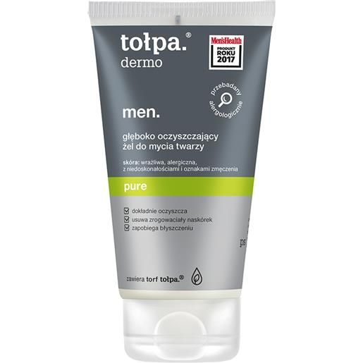Tołpa men gel detergente viso profondamente purificante 150 ml