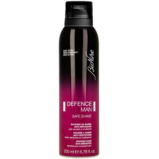 Bio. Nike defence man safe shave 200 ml schiuma da barba