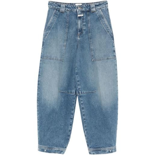 Closed jeans con dettaglio cuciture - blu