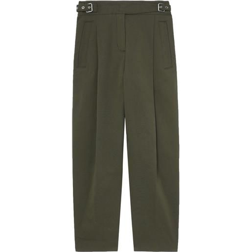 3.1 Phillip Lim pantaloni crop a vita alta - verde