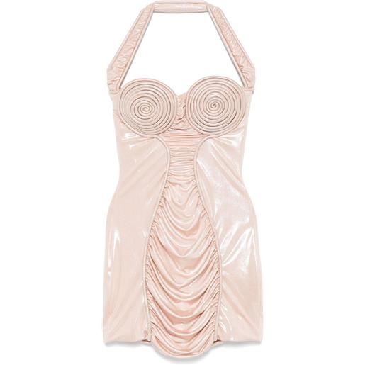 MITILIANE COUTURE abito corto - toni neutri