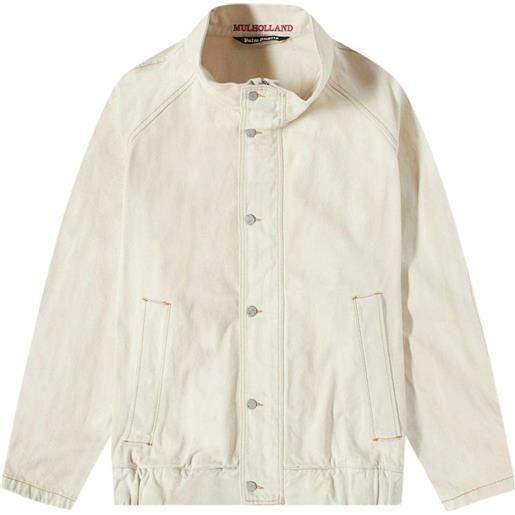 Palm Angels giacca denim dirtybull mulholland - toni neutri