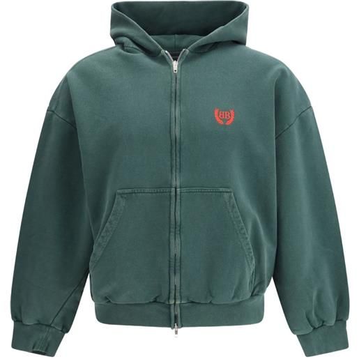 Balenciaga maglione con cappuccio - verde