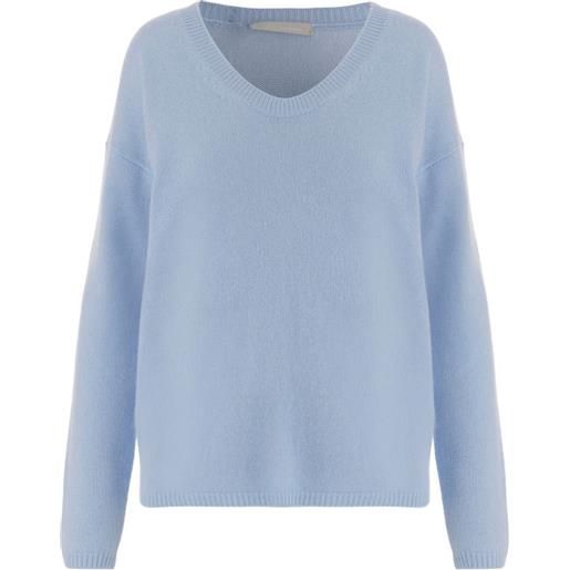 Allude maglione con scollo a v - blu