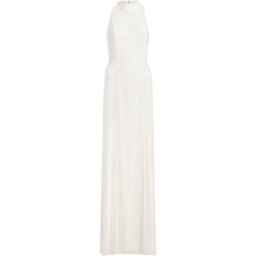 Jenny Packham abito lungo mischief con decorazione - bianco
