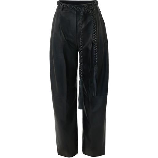 Carolina Herrera pantaloni kaia con cintura - nero
