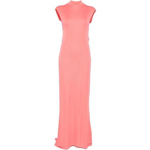 TOM FORD abito lungo con nodo - rosa