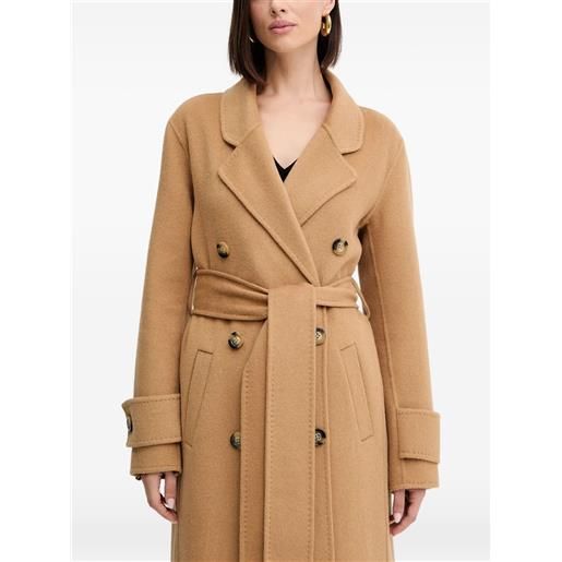 FRACOMINA cappotto con cintura - marrone