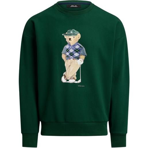 RLX Ralph Lauren felpa con stampa - verde
