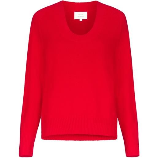 Loulou baji knitted sweater - rosso