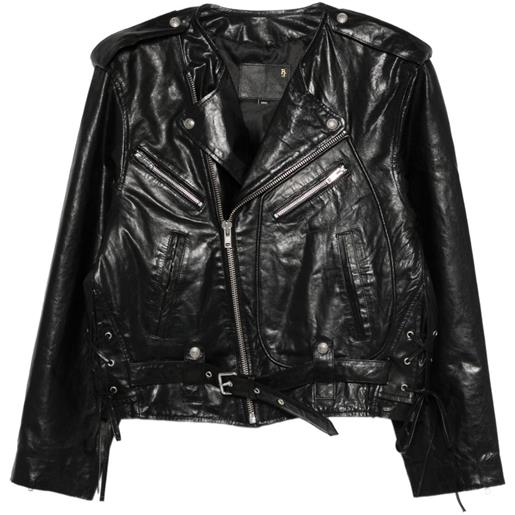 R13 giacca con zip - nero