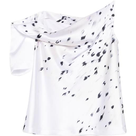 IRO blusa con dettaglio drappeggiato - bianco