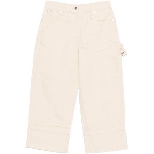 Simone Rocha jeans con passanti per cintura - toni neutri