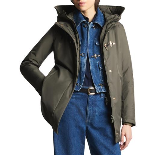 FAY parka toggle in gabardine tecnico - naw59513830zxev805 - verde