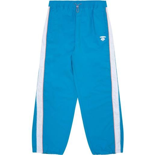 A BATHING APE® pantaloni milo con ricamo - blu