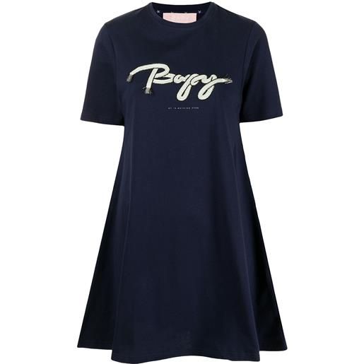 A BATHING APE® abito modello t-shirt con ricamo - blu