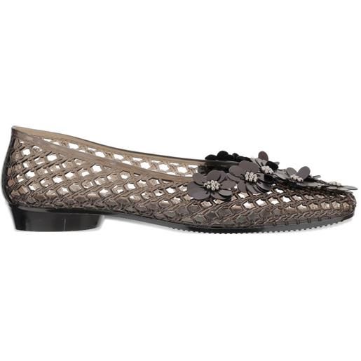 HEAVENLY JELLY ballerine con paillettes - nero