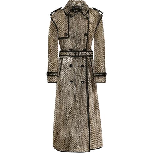 Dolce & Gabbana trench con cintura - toni neutri