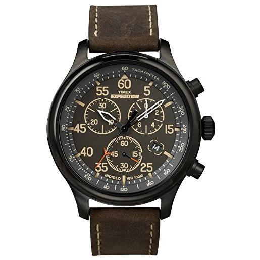 Timex Orologio Uomo Analogico Al Quarzo Easy Reader – Cinturino In Pelle, Modello TW2U22100