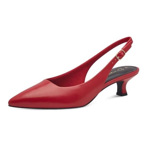 MARCO TOZZI Décolleté Slingback Donna Punta - Scarpe Vegane Con Suola Feel Me - Collezione Elegante E Comoda - Vestibilità F Per Piedi Normali/stretti