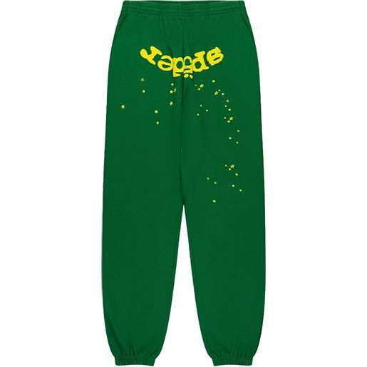 SP5DER pantaloni sportivi star og web v2 - verde