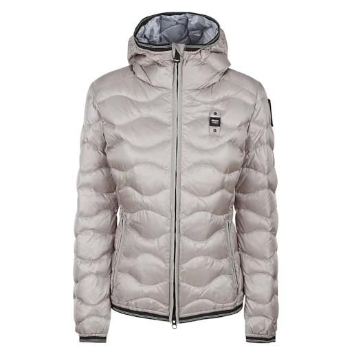 Blauer giubbino imbottito piuma da donna ad onde camelia, 3047 24wbldc03047 165gr. , giacca, giubbotto ondina (it, testo, xs, regular, regular, 915lu grigio nebbia)