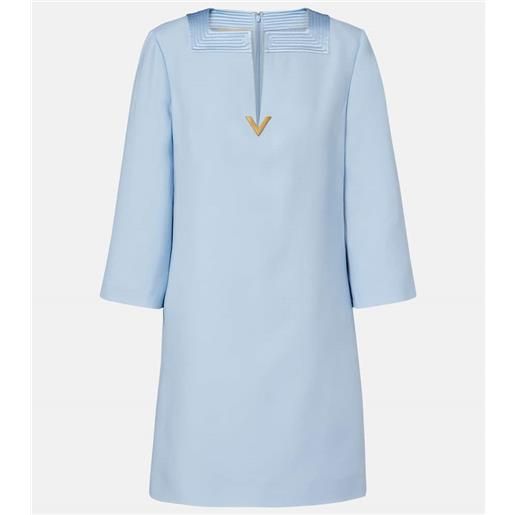 Valentino abito corto in crepe couture