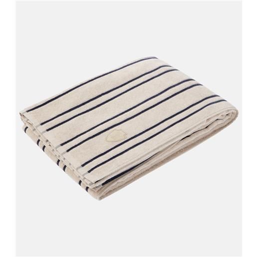 Brunello Cucinelli telo mare in spugna di cotone a righe