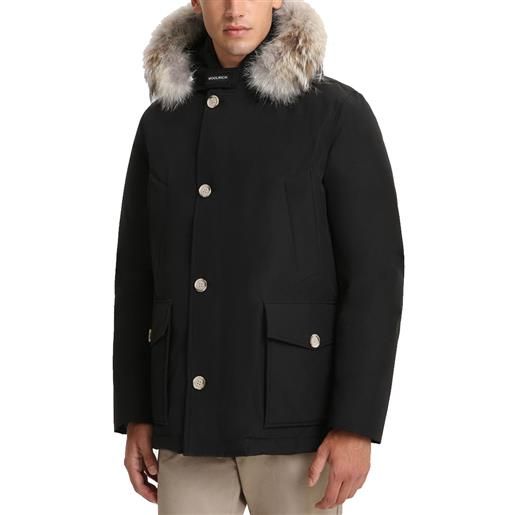 WOOLRICH parka arctic detachable fur anorak - woou0484mr - nero