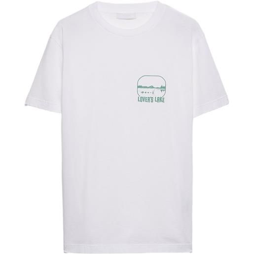 Prada t-shirt con grafica - bianco